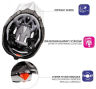 Kask rowerowy Meteor Drizzle czarno-zielony - 3