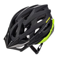 Kask rowerowy Meteor Drizzle czarno-zielony