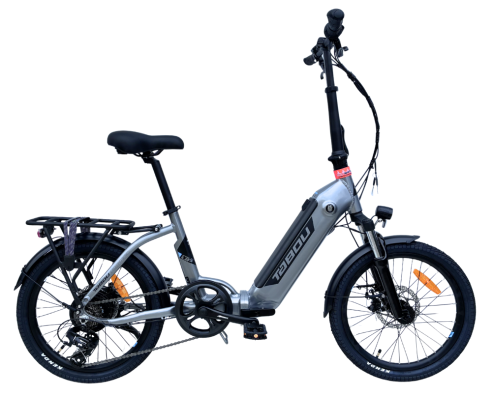Rower elektryczny składany Tabou Fold Up 20 15 Ah / 540 Wh grey